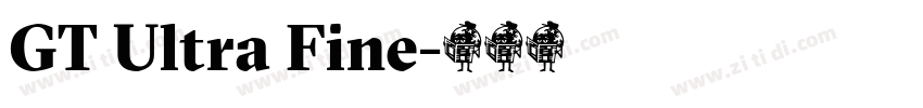 GT Ultra Fine字体转换 GT Ultra Fine字体转换